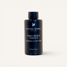 Black bottle of Second Spring Skincare Daily Reset Essence on a white background