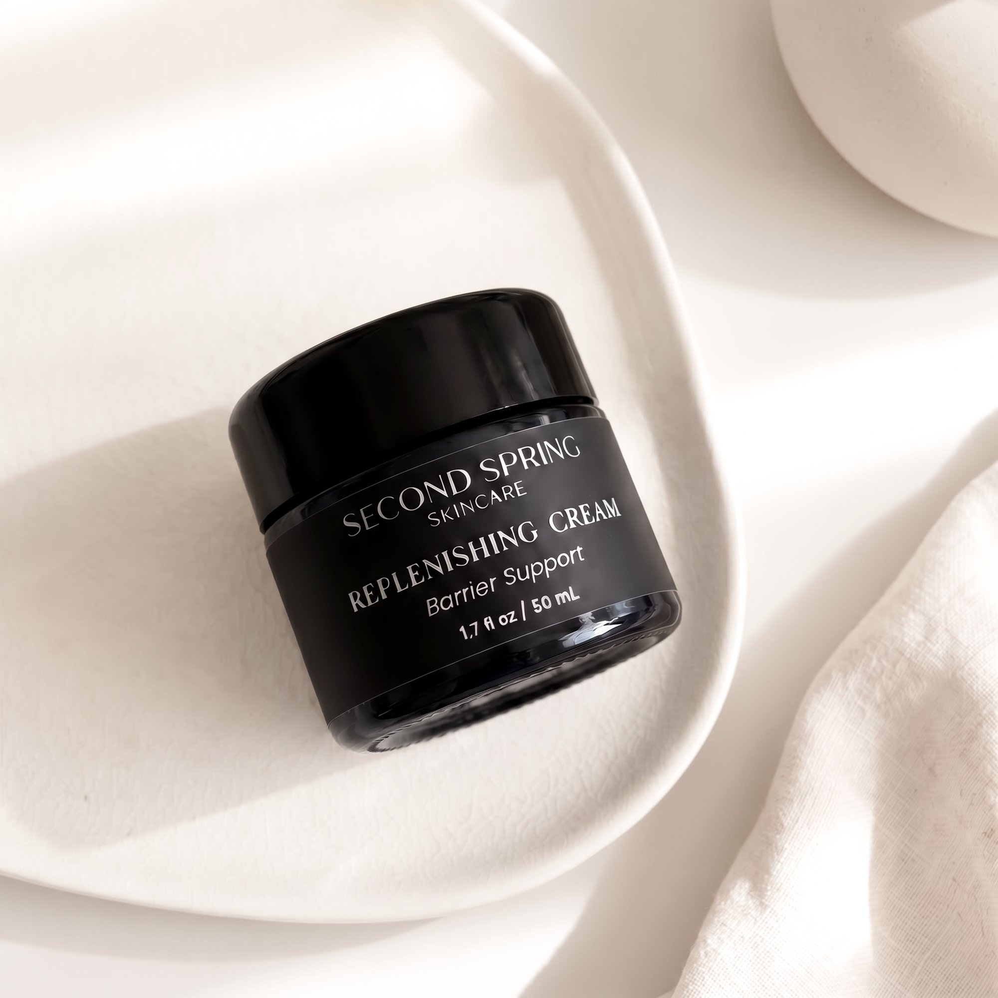 Lifestyle image of Second Spring Replenishing Cream